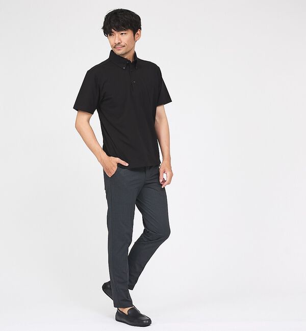 ABAHOUSE「【接触冷感】ハイブリッド スラックス」|スラックス|