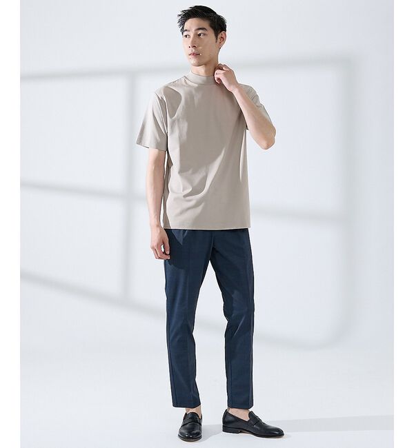 ABAHOUSE「【接触冷感】ハイブリッド スラックス」|スラックス|