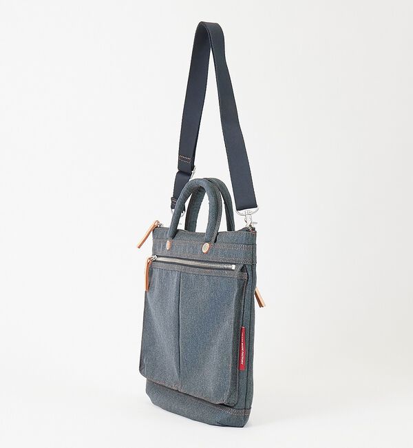 ABAHOUSE「【HandHARVEST】デニムバージョン ヘルメットBAG/ショルダーバッグF」|ショルダー・メッセンジャー|