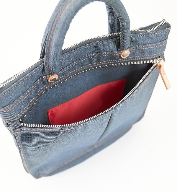 ABAHOUSE「【HandHARVEST】デニムバージョン ヘルメットBAG/ショルダーバッグF」|ショルダー・メッセンジャー|