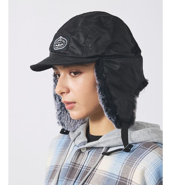 ABAHOUSE「【POLER / ポーラー】NYLON FUR FLAP CAP / ナイロン」|その他|