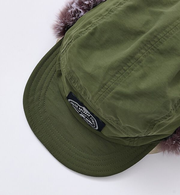 ABAHOUSE「【POLER / ポーラー】NYLON FUR FLAP CAP / ナイロン」|その他|