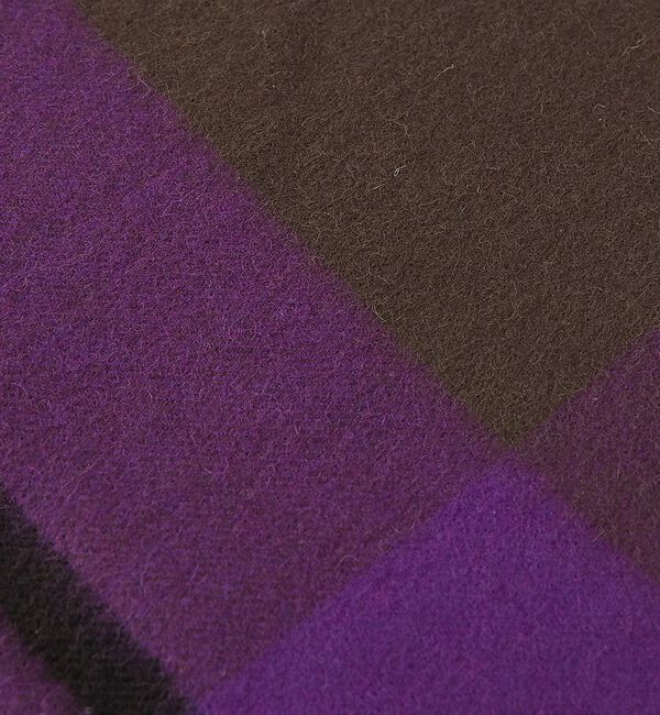 ABAHOUSE「【TWEED MILL/ツイードミル】ラムウールチェック柄ストール/ユニセックス」|マフラー|