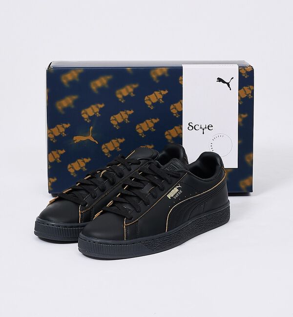 ABAHOUSE「【PUMA &times; SCYE / プーマ &times; サイ】SUEDE SCYE /LTH」|スニーカー|ブラック