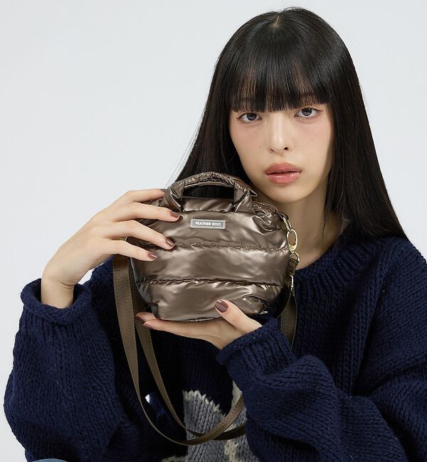 ABAHOUSE「【ROOTOTE/ルートート】ベビールーモデレートB】ミニショルダーバッグ/ユニ」|ショルダー・メッセンジャー|ブロンズ