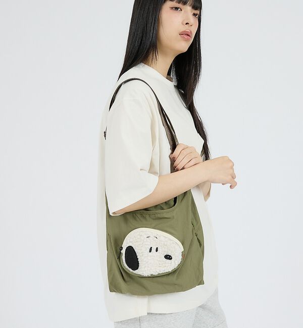 ABAHOUSE「【ROOTOTE/ルートート】  RSmidPeanuts1O/エコバッグ/自社」|トートバッグ|