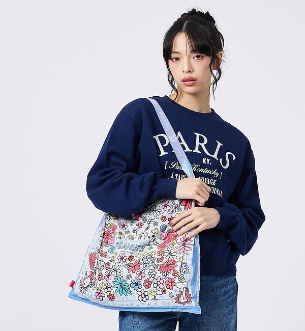 ABAHOUSE「【ROOTOTE/ルートート】 タブロー/TABLO50Peanuts1L/自社」|トートバッグ|サックスブルー