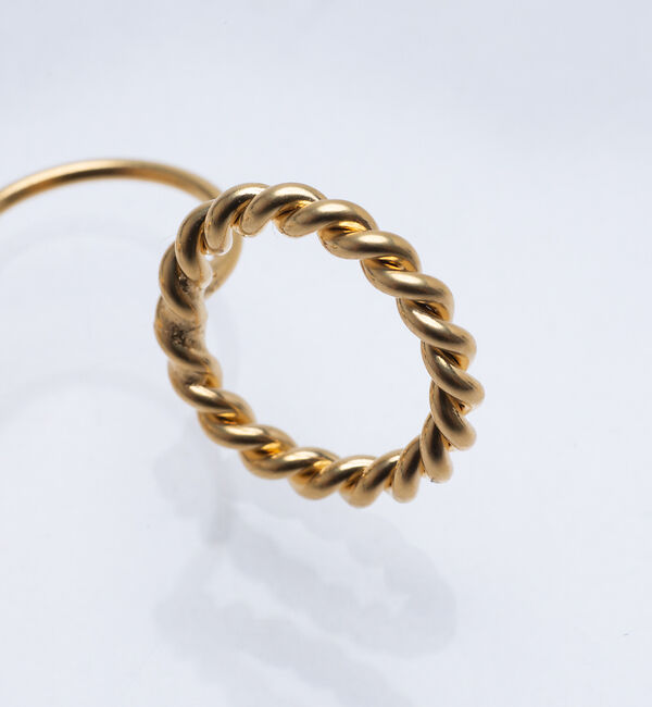 Rouge vif「Caline Paris bouton ring ピアス」|ピアス|