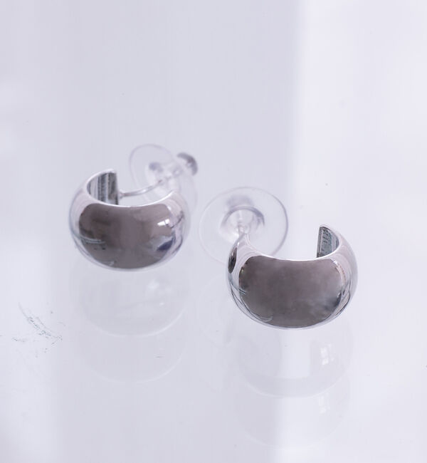 Rouge vif「【sauvage peau 】メタルドロップピアス」|ピアス|