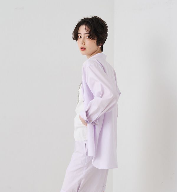Rouge vif「【セットアップ対応】コットン胸ポケット付きシャツ」|シャツ・ブラウス|