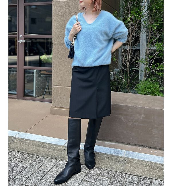 Rouge vif「【REMME／レメ】フラットインソールロングブーツ」|ショートブーツ|