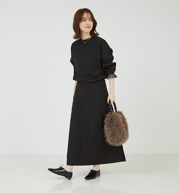 abahouse mavie「シアーフリルコンビセットアップ」|その他|