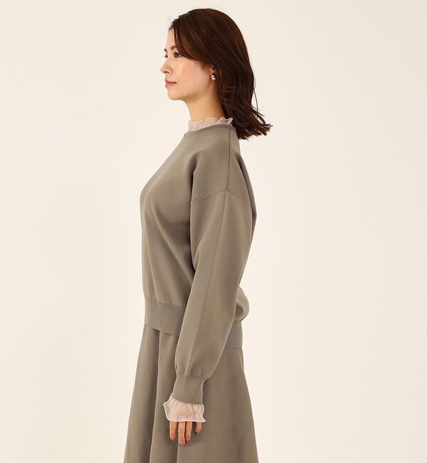 abahouse mavie「シアーフリルコンビセットアップ」|その他|
