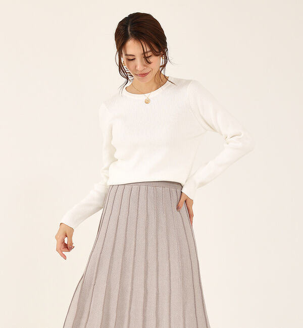 abahouse mavie「ニットジャガードセットアップ」|その他|
