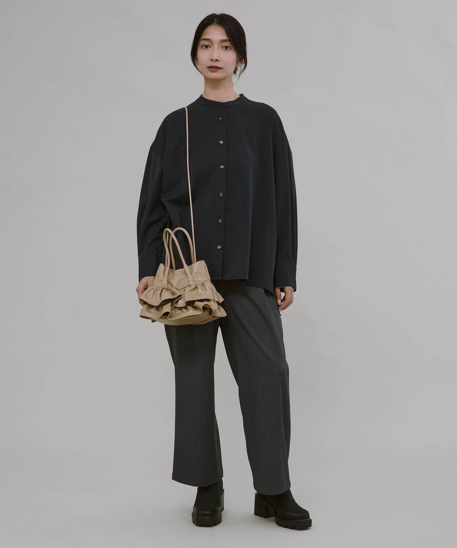 RODE SKO「フリルショルダーハンドバッグ」|ハンドバッグ|