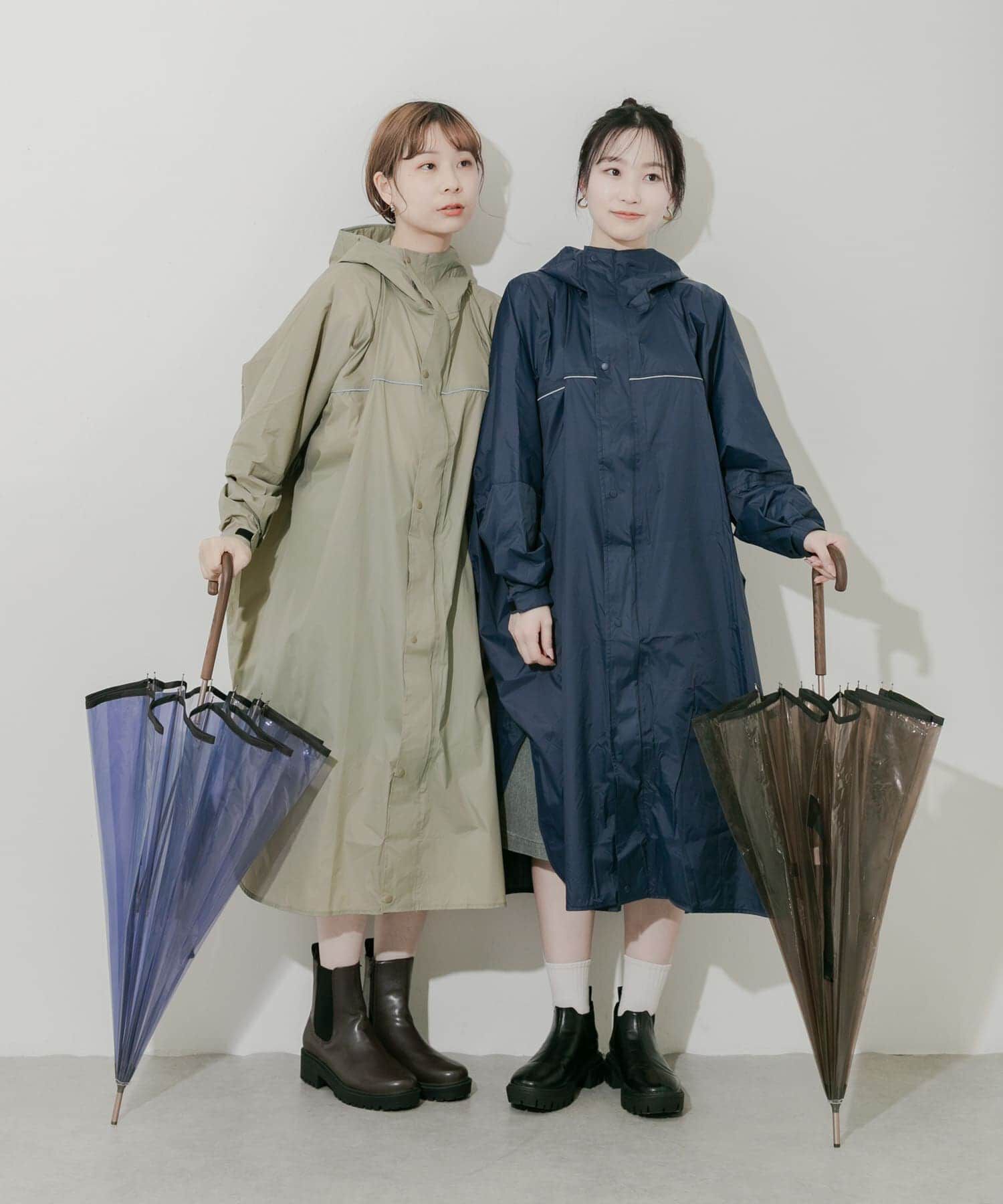 SMELLY「『WEB限定』『ユニセックス』Wpc.　バイシクルスリーブポンチョ」|ポンチョ・ケープ|