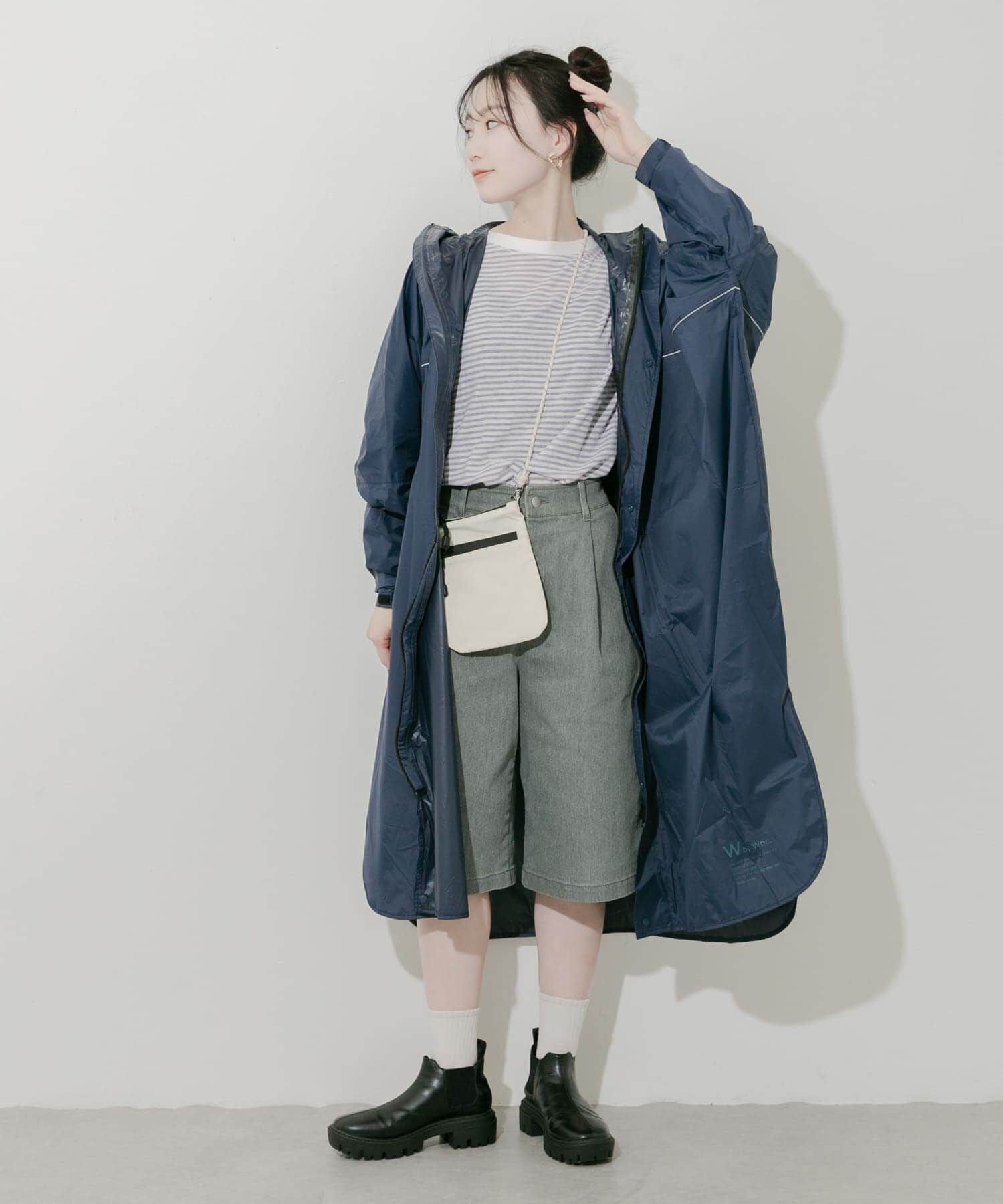 SMELLY「『WEB限定』『ユニセックス』Wpc.　バイシクルスリーブポンチョ」|ポンチョ・ケープ|