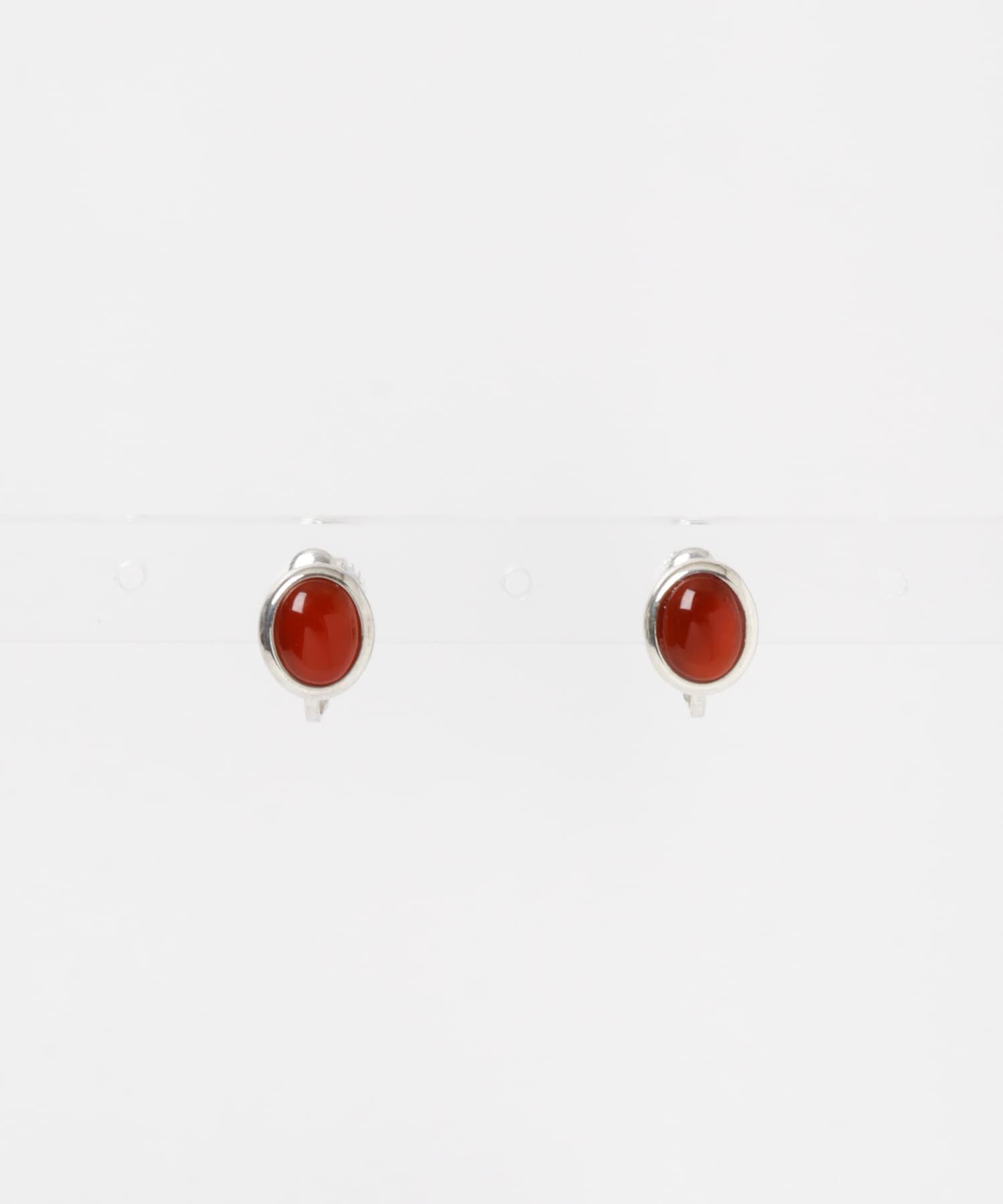 SMELLY「SMELLY so&rsquo;　carnelian oval earring」|イヤリング|