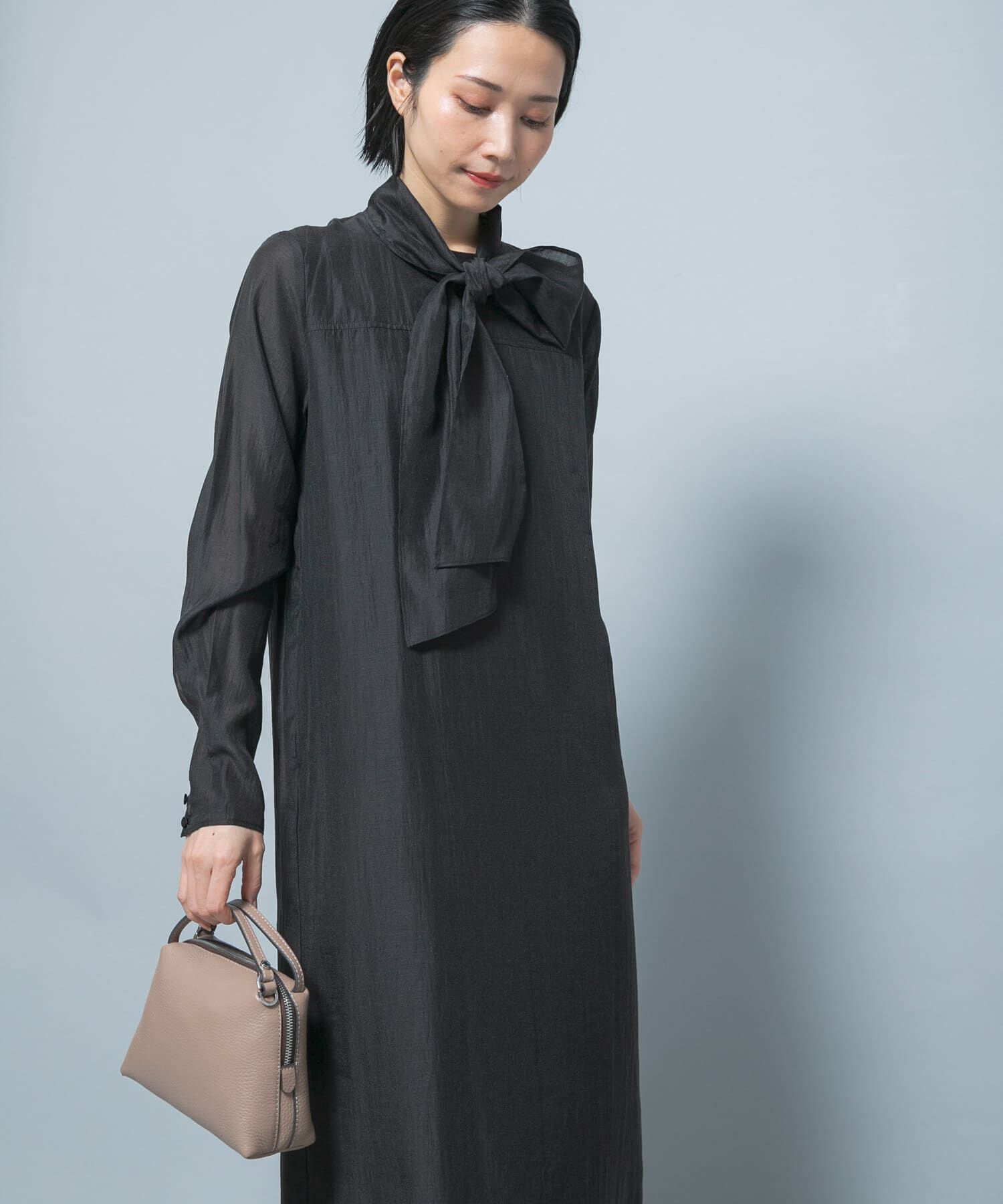 URBAN RESEARCH ROSSO「シルク混シアーオーガンジーワンピース」|ワンピース|
