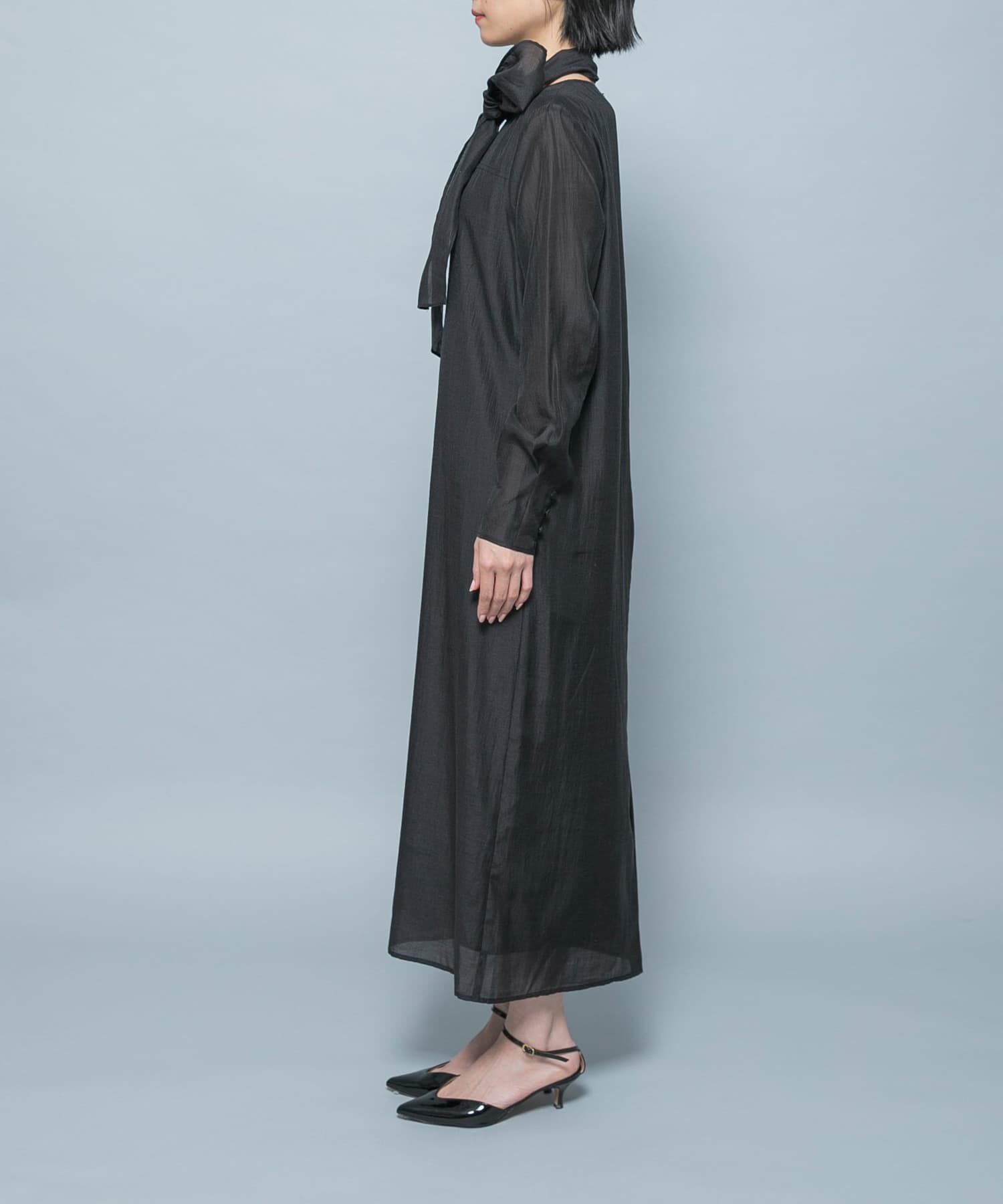 URBAN RESEARCH ROSSO「シルク混シアーオーガンジーワンピース」|ワンピース|