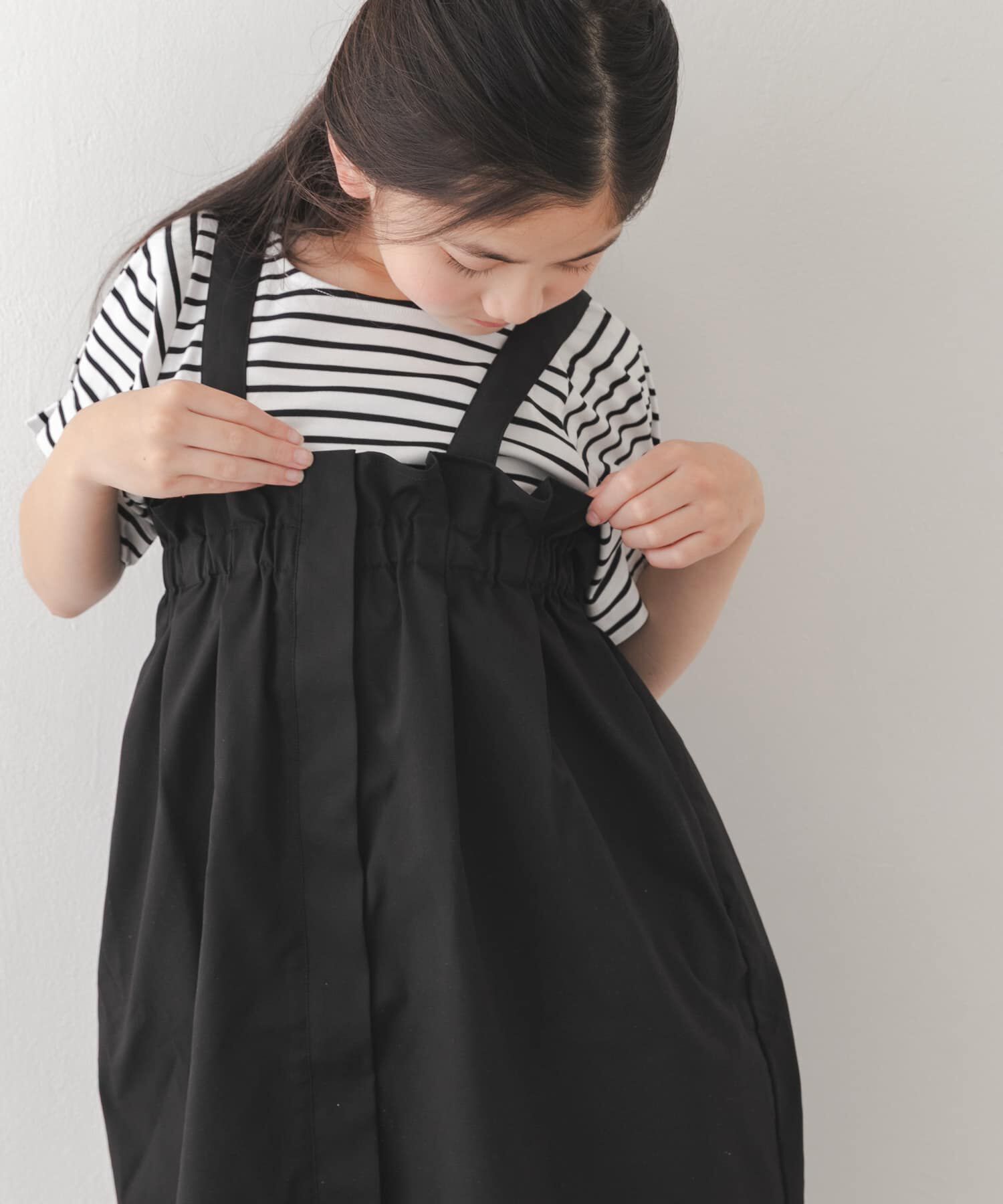 URBAN RESEARCH DOORS「『接触冷感/イージーケア』撥水ワークジャンパースカート(KIDS)」|ワンピース|