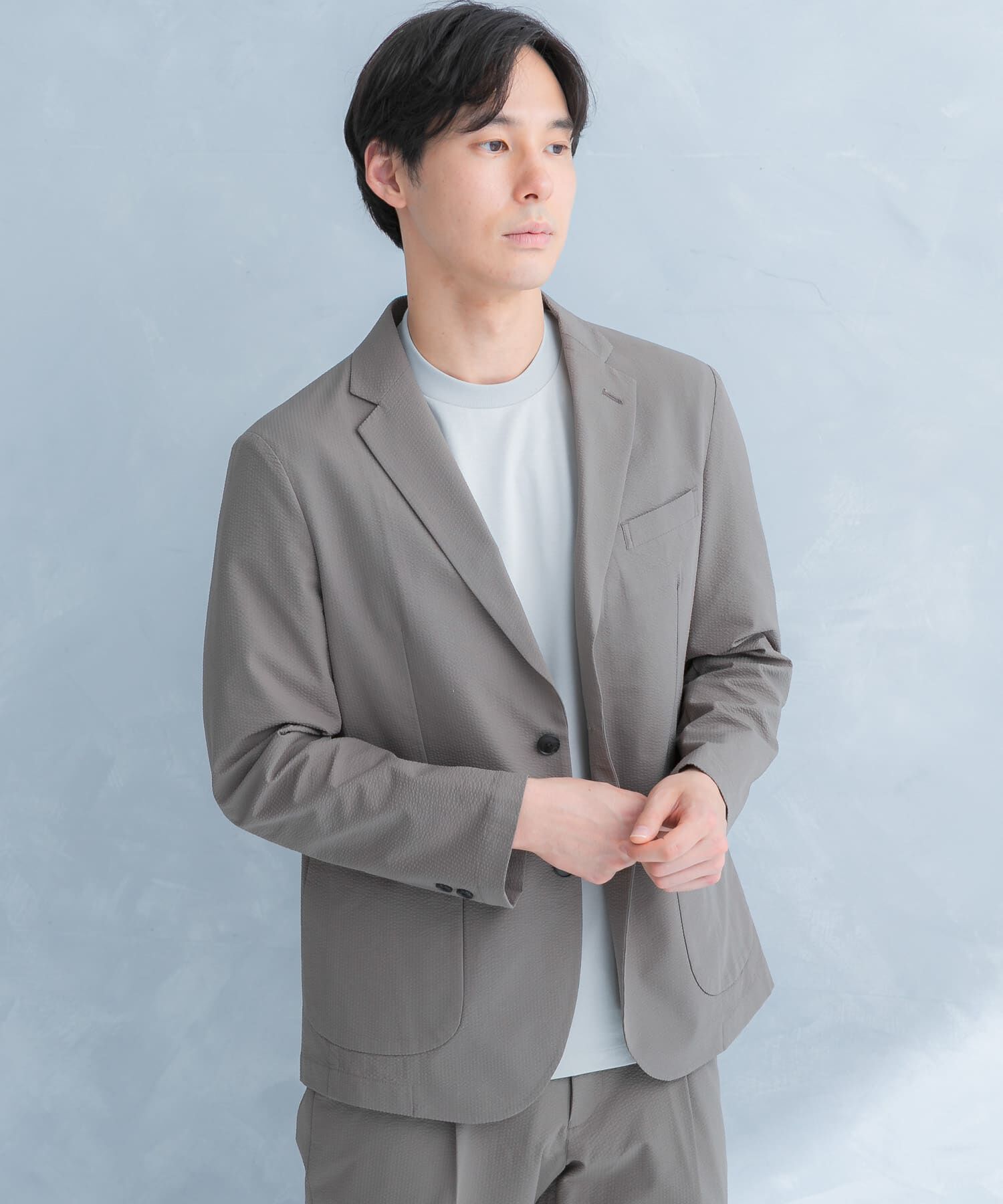 URBAN RESEARCH DOORS「LIFE STYLE TAILOR　シアサッカーストレッチジャケット」|その他|