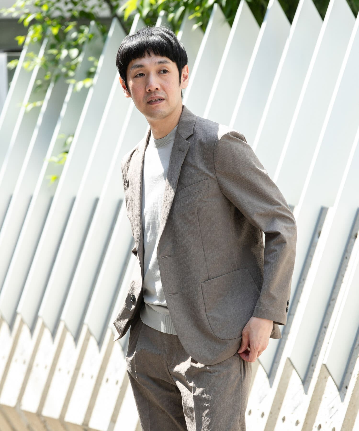URBAN RESEARCH DOORS「LIFE STYLE TAILOR　シアサッカーストレッチジャケット」|その他|