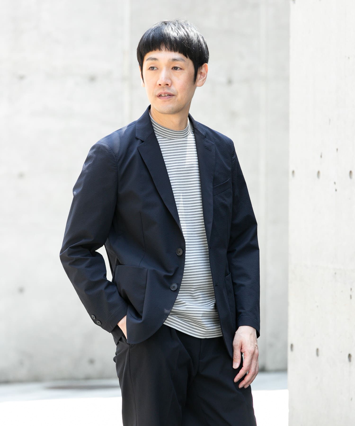 URBAN RESEARCH DOORS「LIFE STYLE TAILOR　シアサッカーストレッチジャケット」|その他|