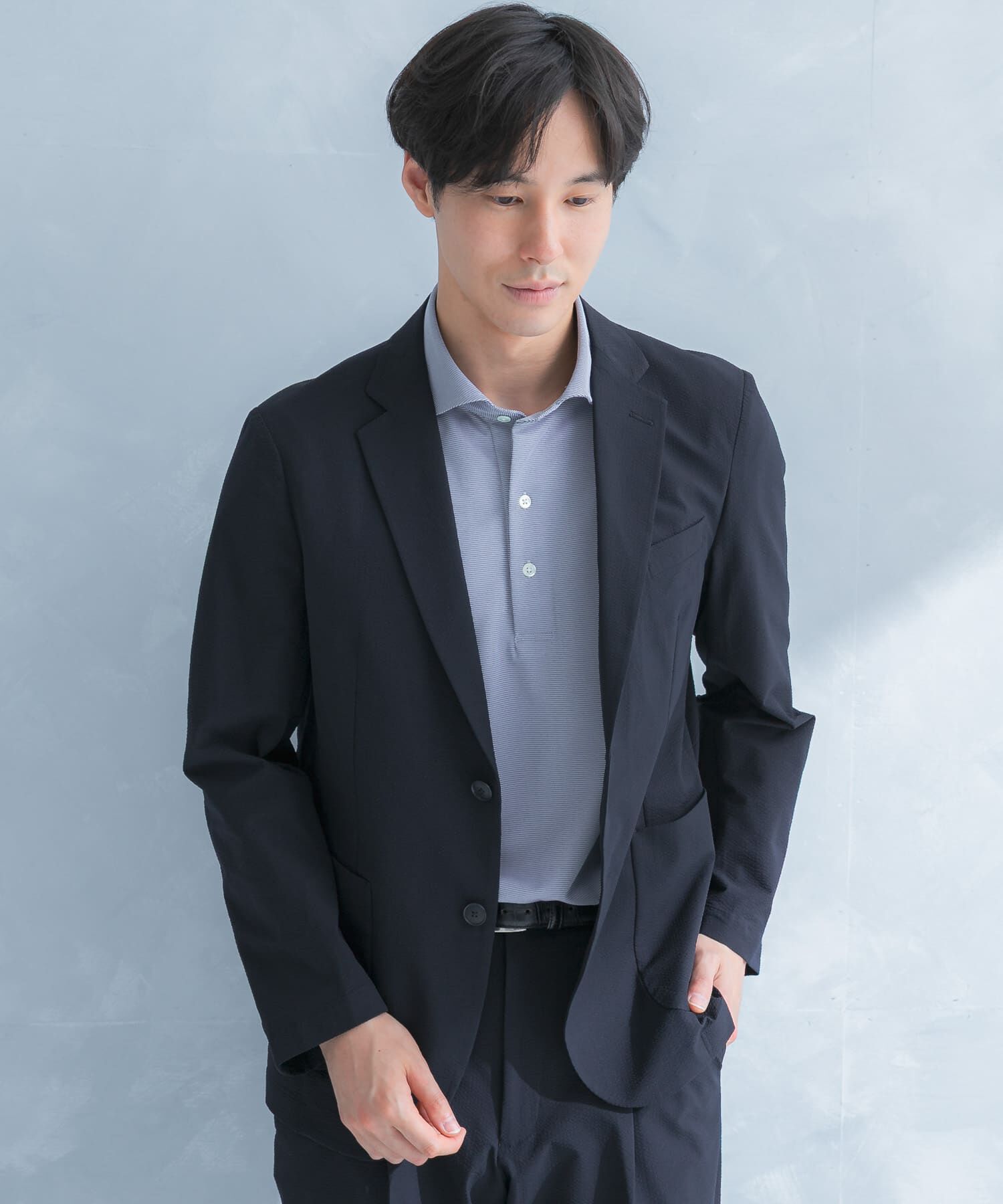 URBAN RESEARCH DOORS「LIFE STYLE TAILOR　シアサッカーストレッチジャケット」|その他|