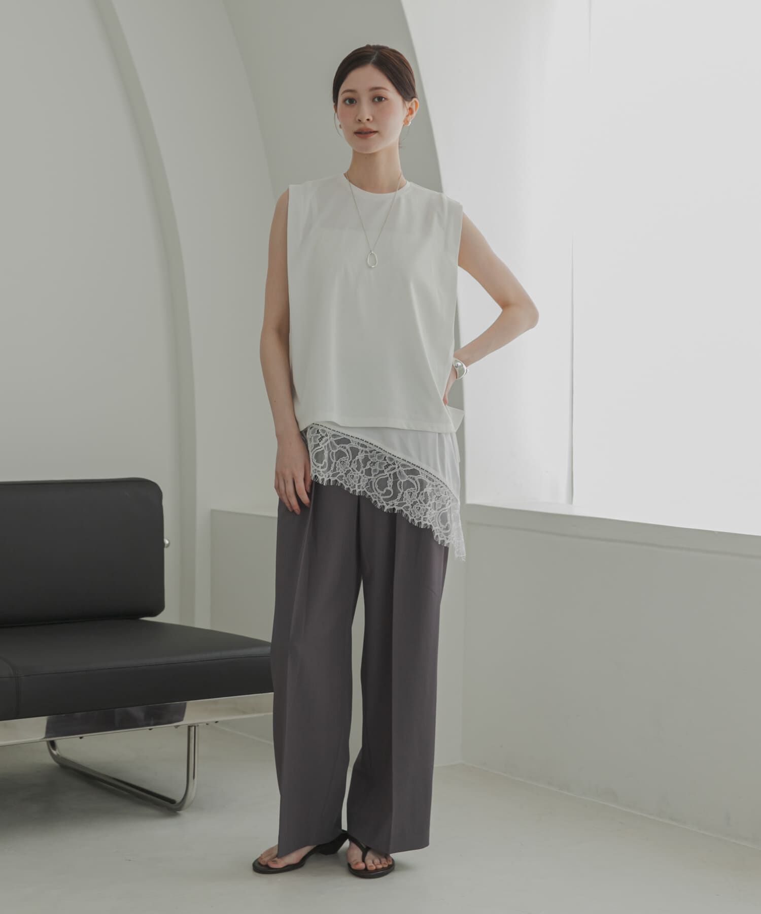 URBAN RESEARCH「汗染み防止ショルダータックカットソー」|Tシャツ・カットソー|
