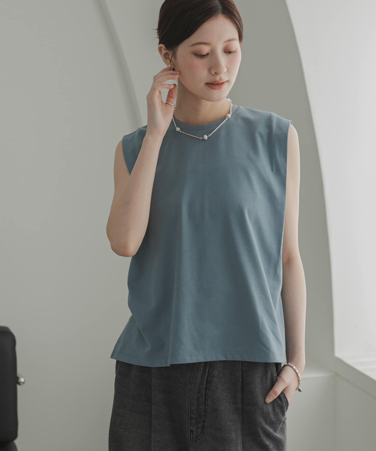 URBAN RESEARCH「汗染み防止ショルダータックカットソー」|Tシャツ・カットソー|