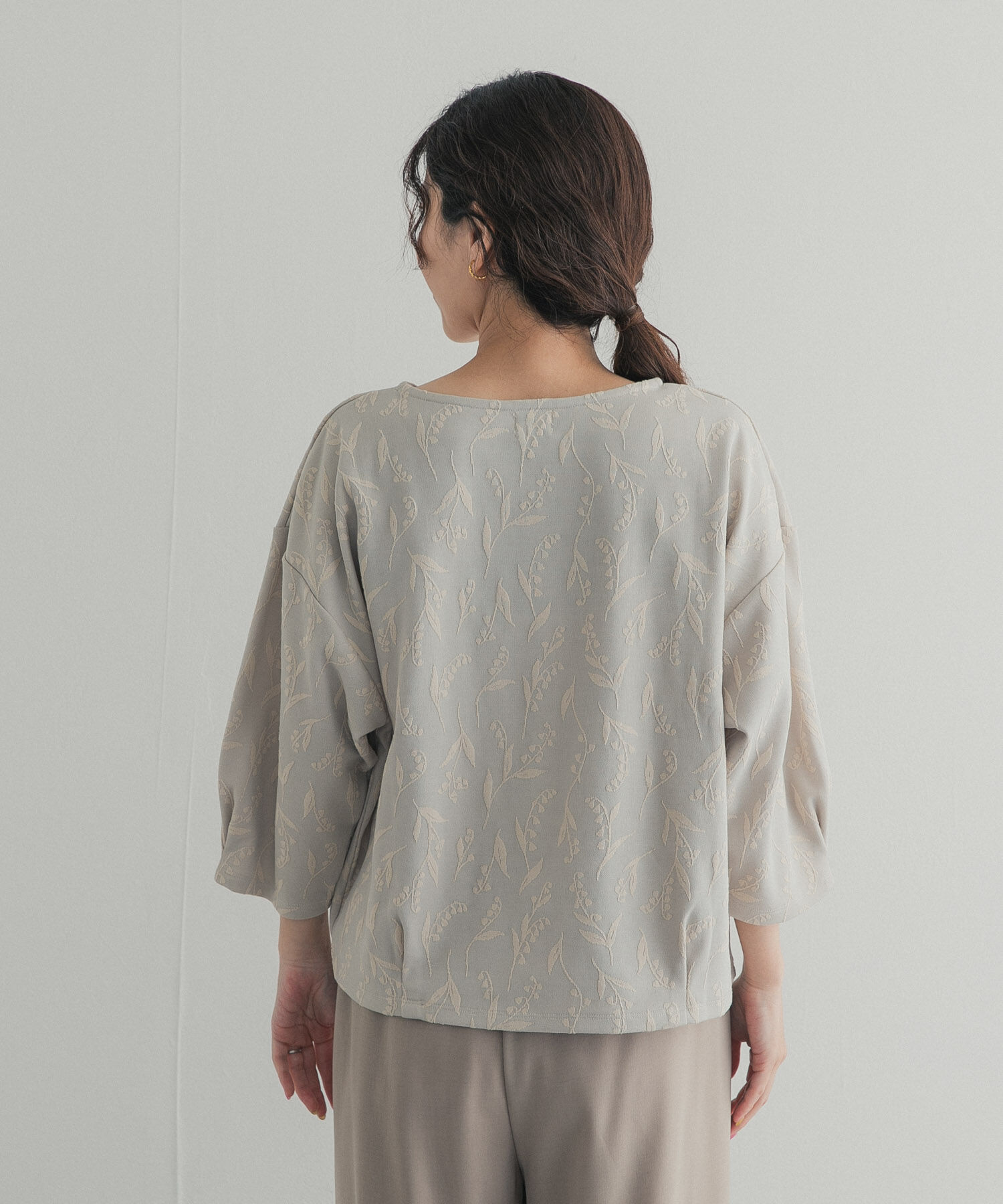URBAN RESEARCH DOORS「ジャガード5分袖プルオーバー」|その他|