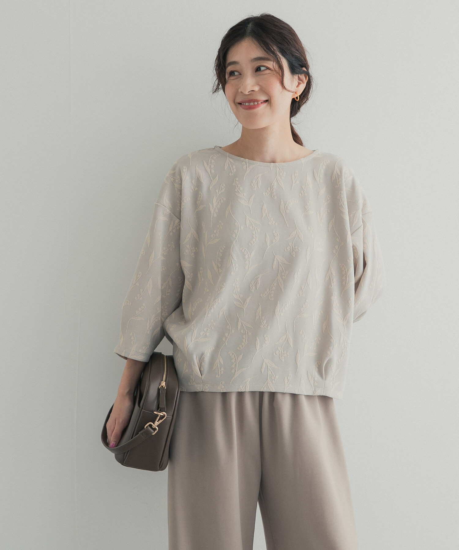 URBAN RESEARCH DOORS「ジャガード5分袖プルオーバー」|その他|