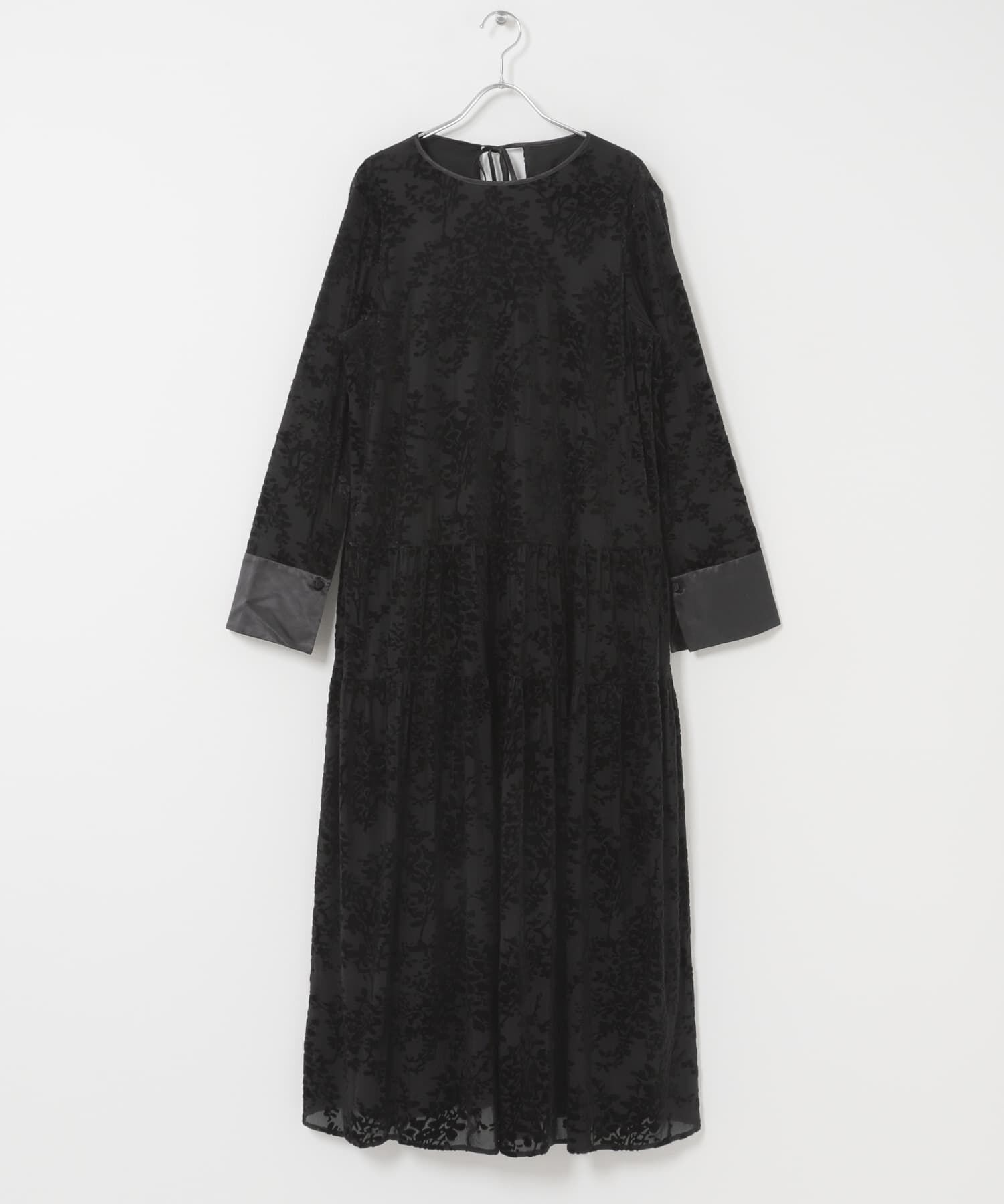 URBAN RESEARCH ROSSO「『WEB/一部店舗限定』フロッキープリントティアードワンピース」|ワンピース|