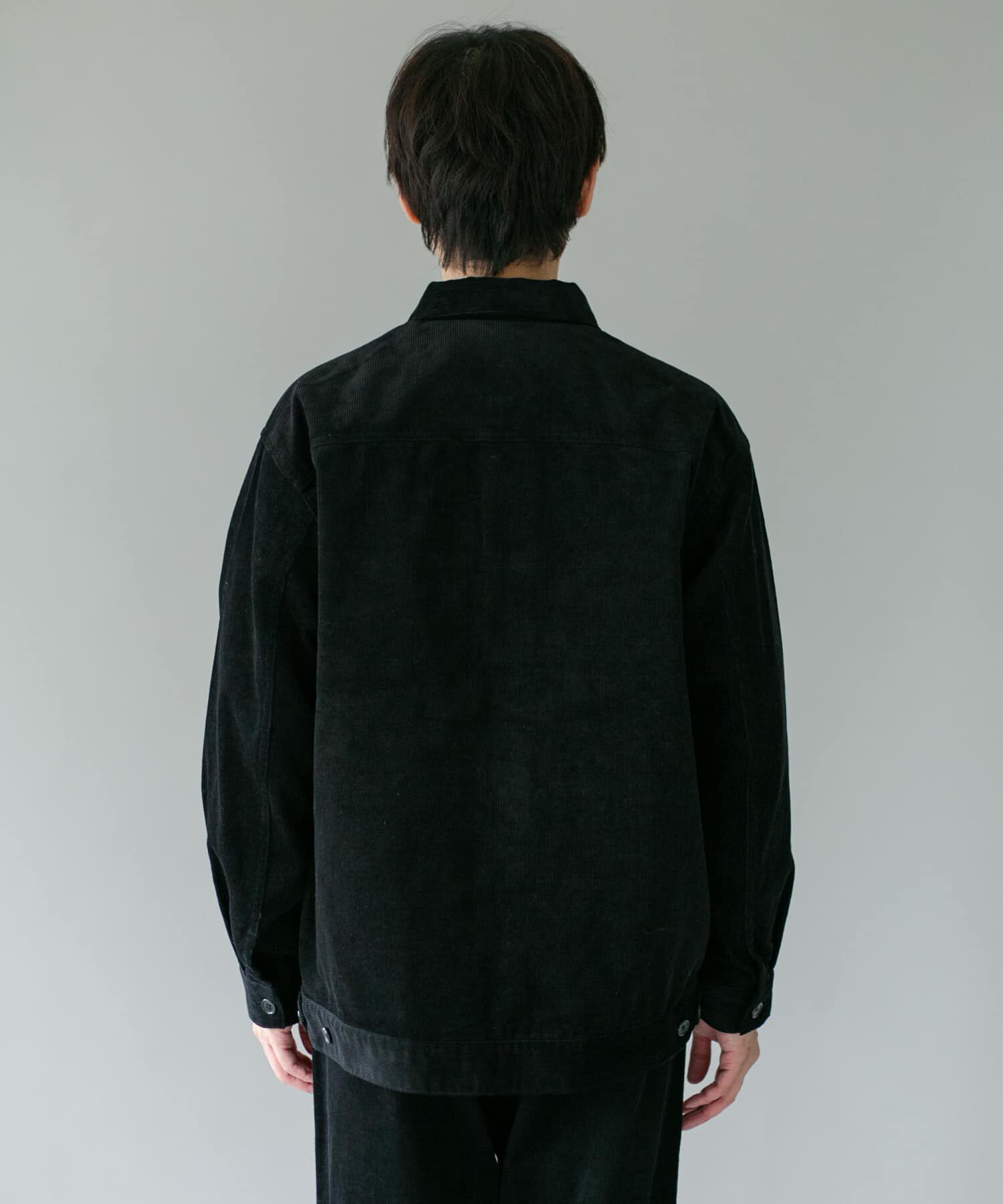 URBAN RESEARCH DOORS「コーデュロイ トラッカージャケット」|ノーカラーコート|