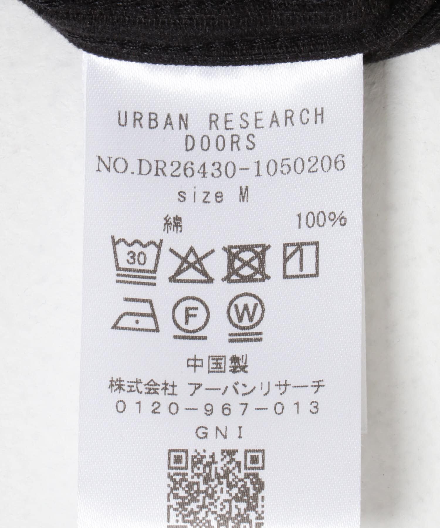 URBAN RESEARCH DOORS「コーデュロイ トラッカージャケット」|ノーカラーコート|