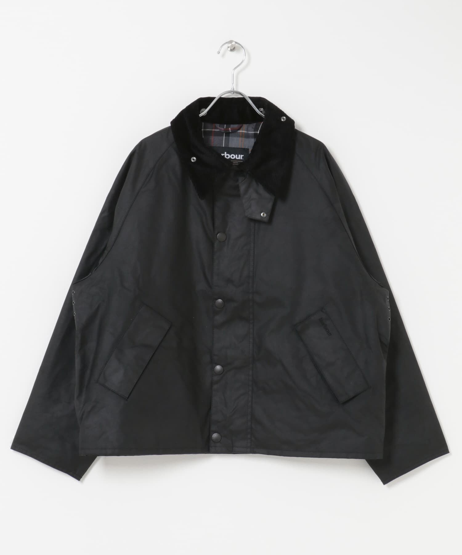 URBAN RESEARCH DOORS「Barbour　OS TRANSPORT WAX JACKET」|ノーカラーコート|