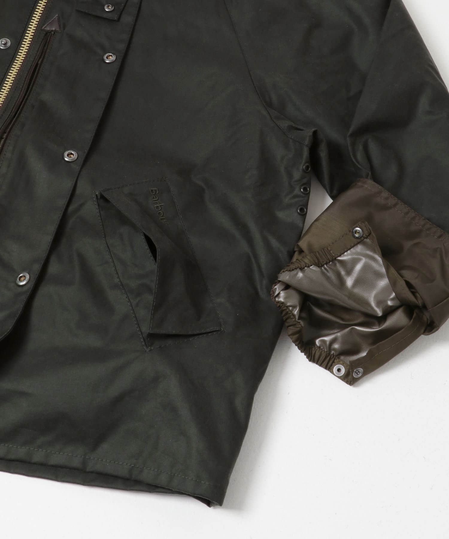 URBAN RESEARCH DOORS「Barbour　OS TRANSPORT WAX JACKET」|ノーカラーコート|