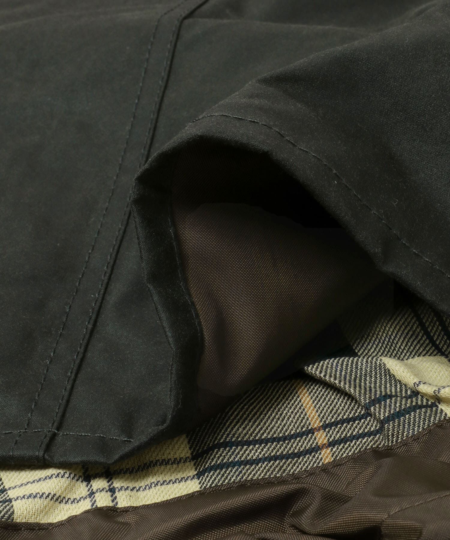 URBAN RESEARCH DOORS「Barbour　OS TRANSPORT WAX JACKET」|ノーカラーコート|