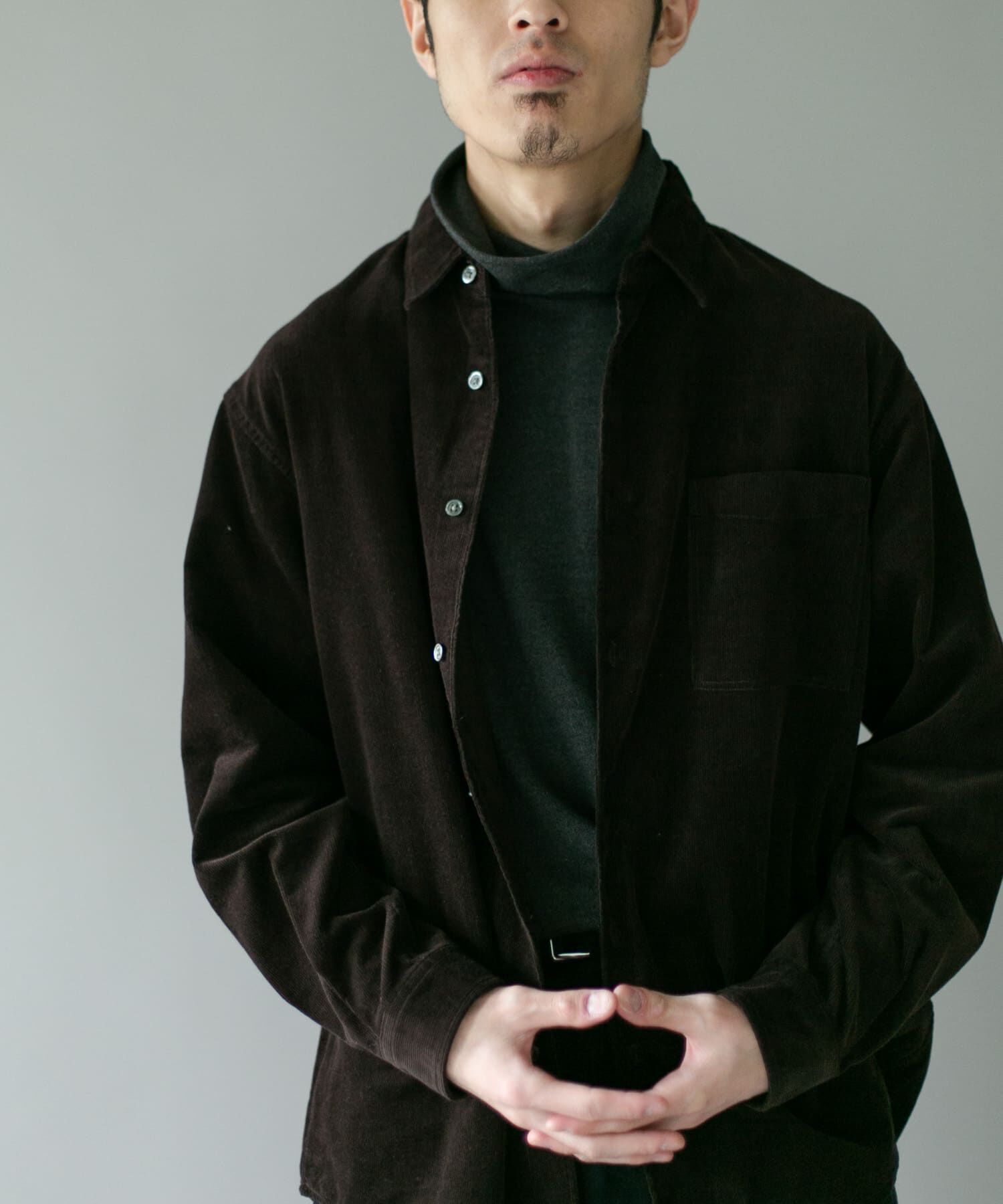 URBAN RESEARCH DOORS「タートルネック スムース ロングスリーブTシャツ」|Tシャツ・カットソー|