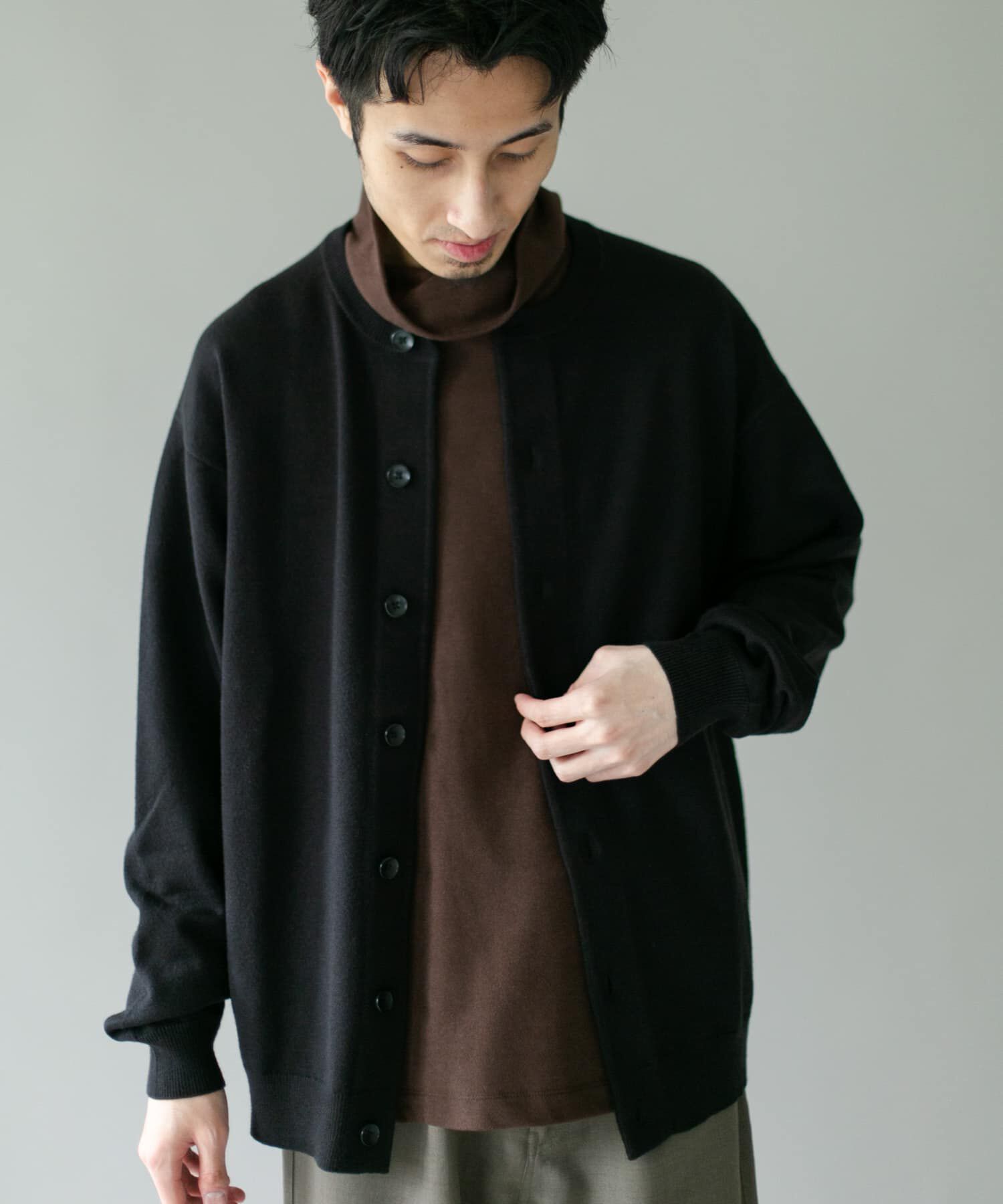 URBAN RESEARCH DOORS「タートルネック スムース ロングスリーブTシャツ」|Tシャツ・カットソー|