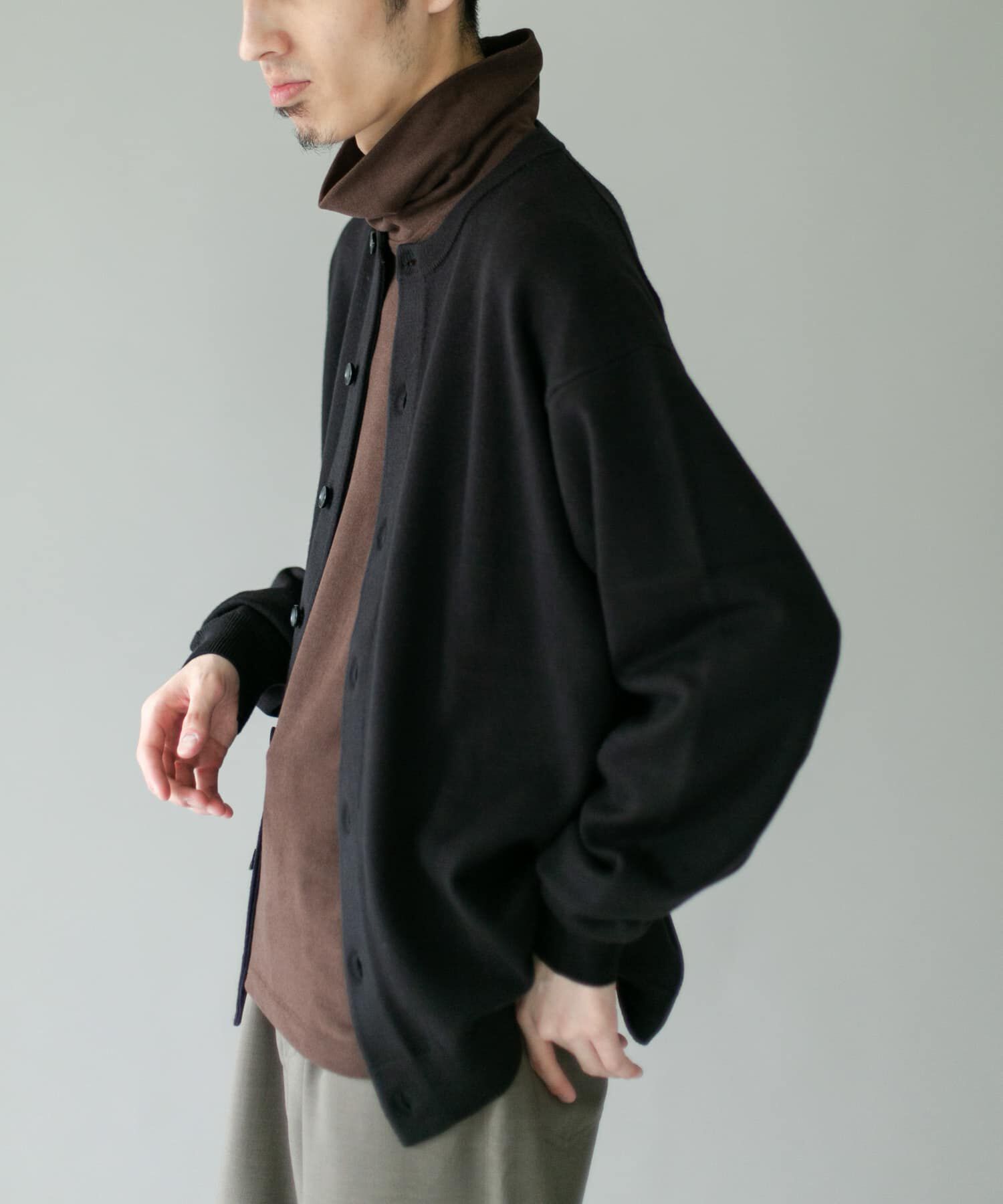 URBAN RESEARCH DOORS「タートルネック スムース ロングスリーブTシャツ」|Tシャツ・カットソー|