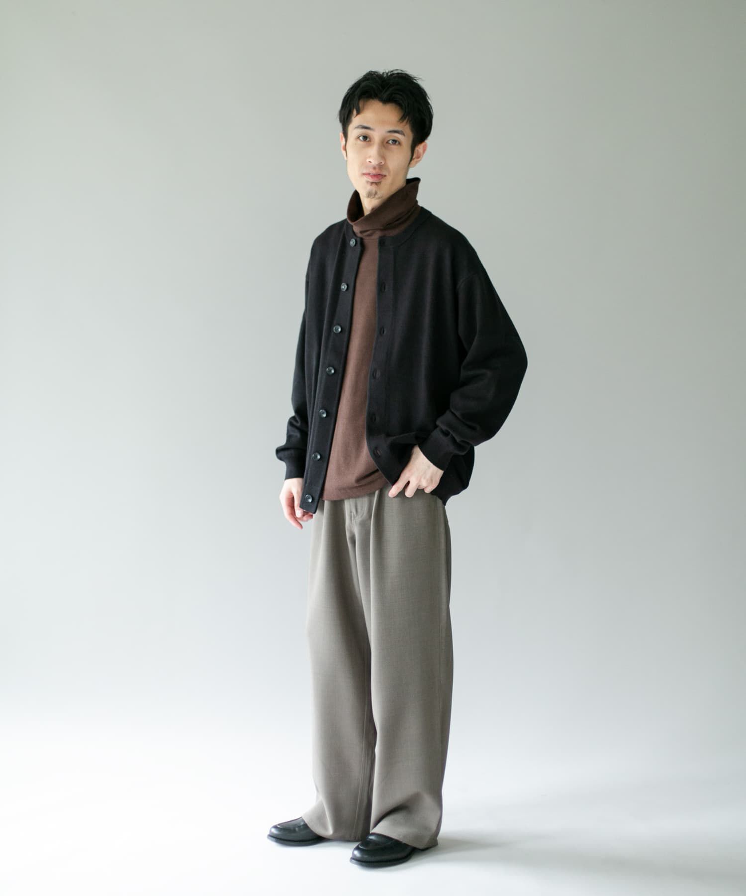 URBAN RESEARCH DOORS「タートルネック スムース ロングスリーブTシャツ」|Tシャツ・カットソー|