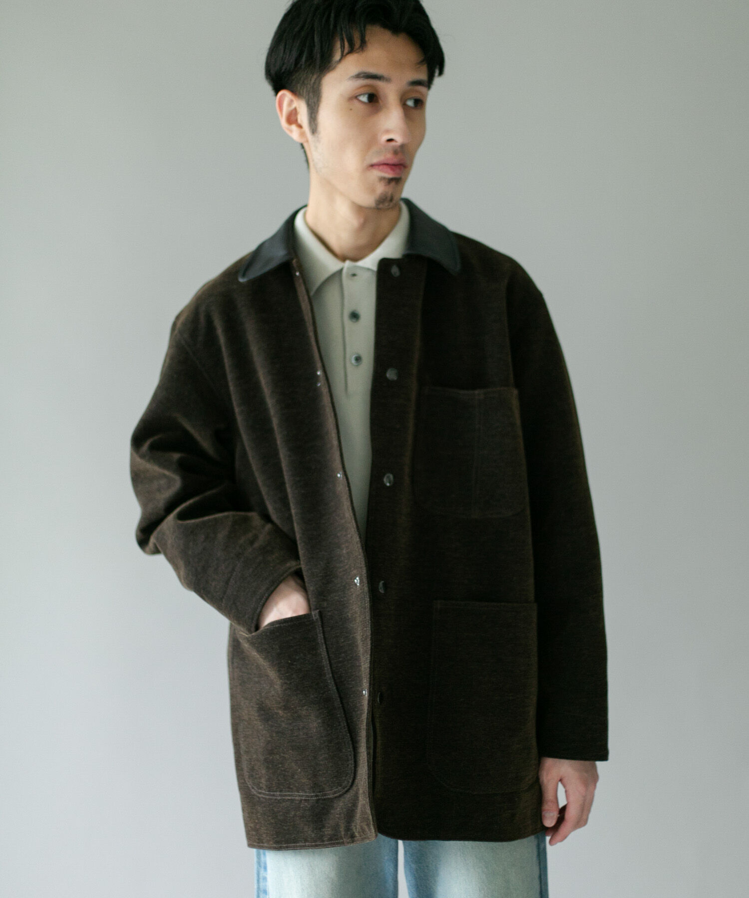 URBAN RESEARCH DOORS「インディゴモール ミドルワークジャケット」|その他|オリーブ