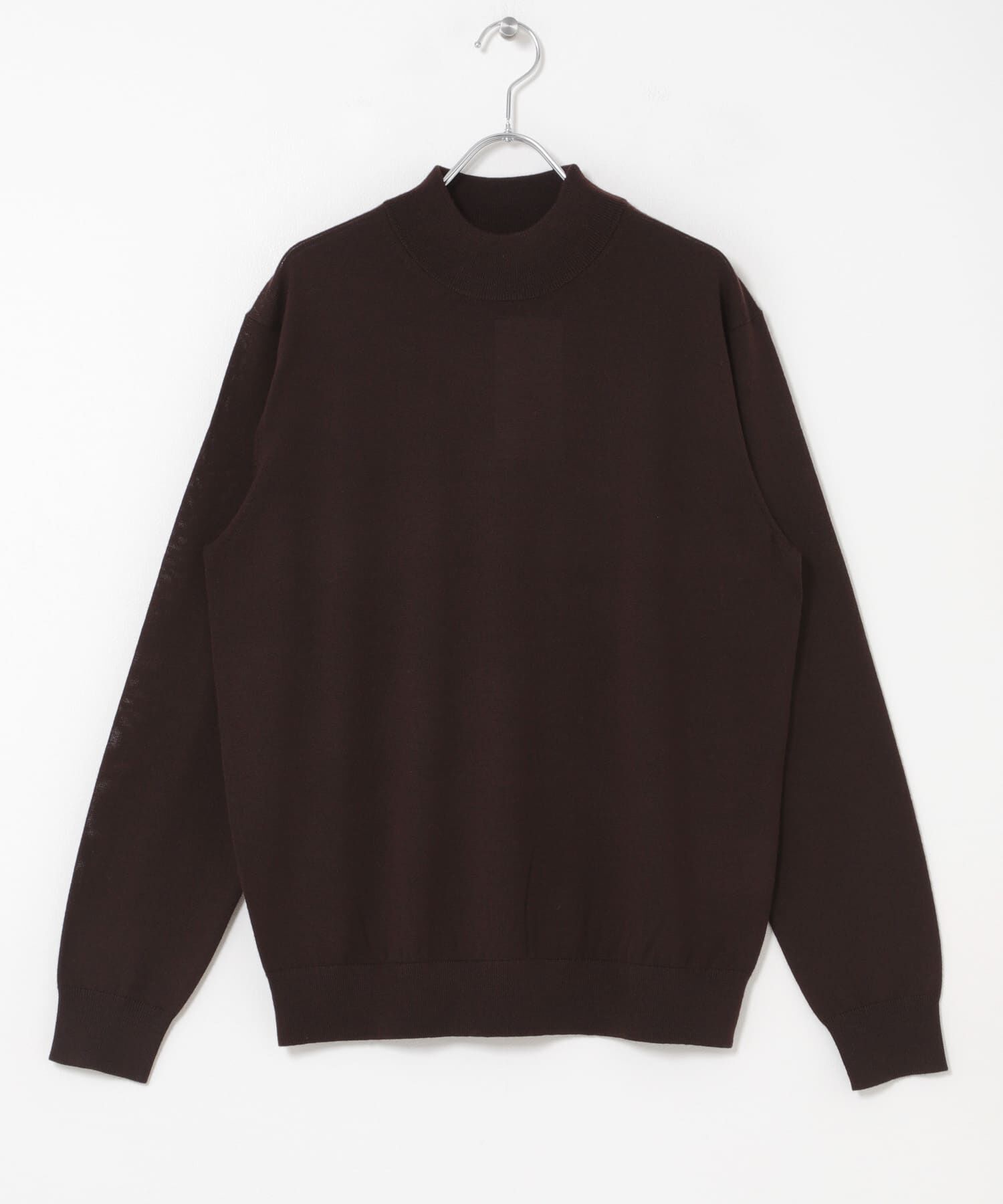 URBAN RESEARCH DOORS「LIFE STYLE TAILOR　マシンウォッシャブルハイゲージモックニット」|その他|ブラウン