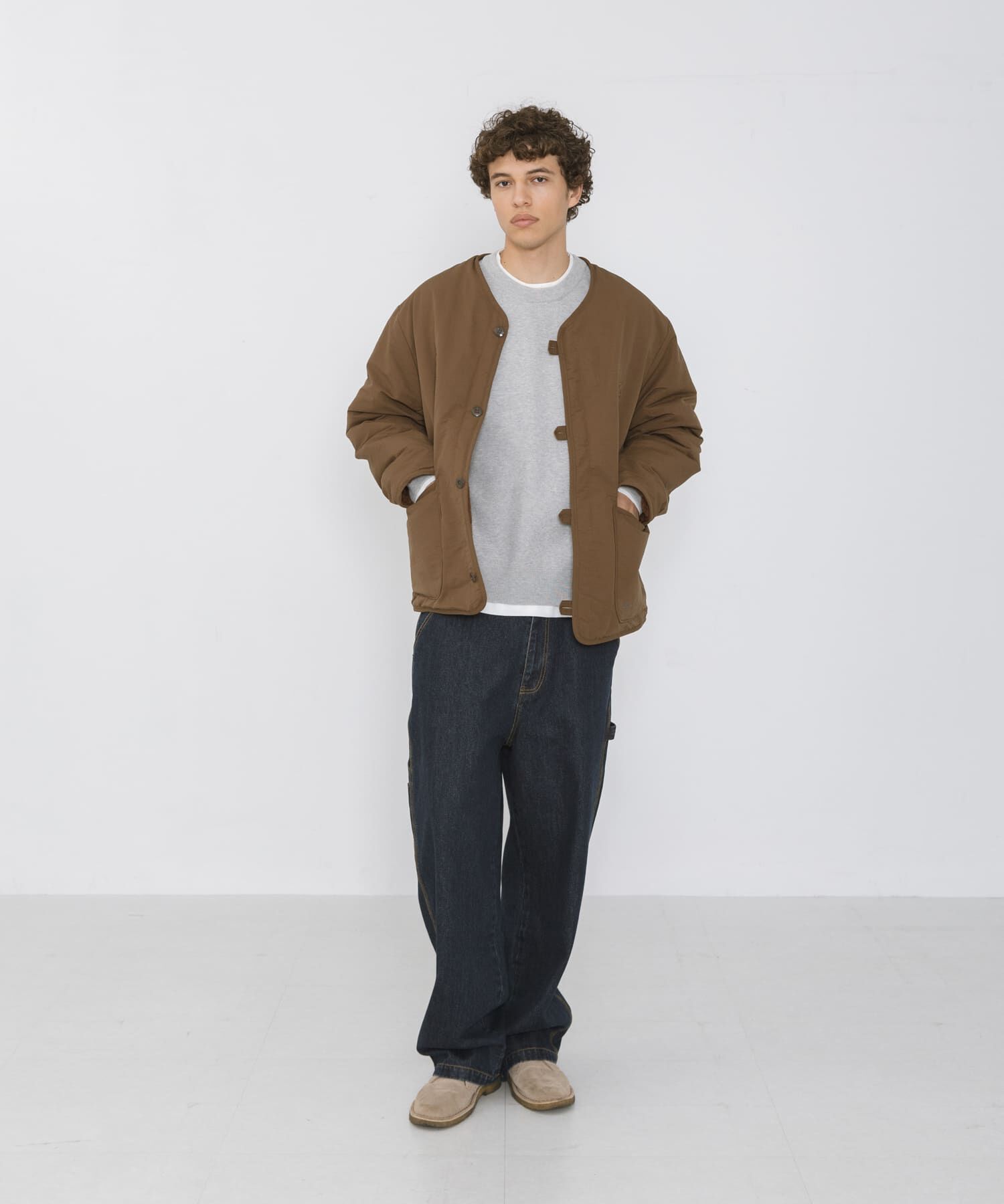 Sonny Label 「『別注』ARMY TWILL&times;Sonny Label　REVERSIBLE JACKET」|ノーカラージャケット|