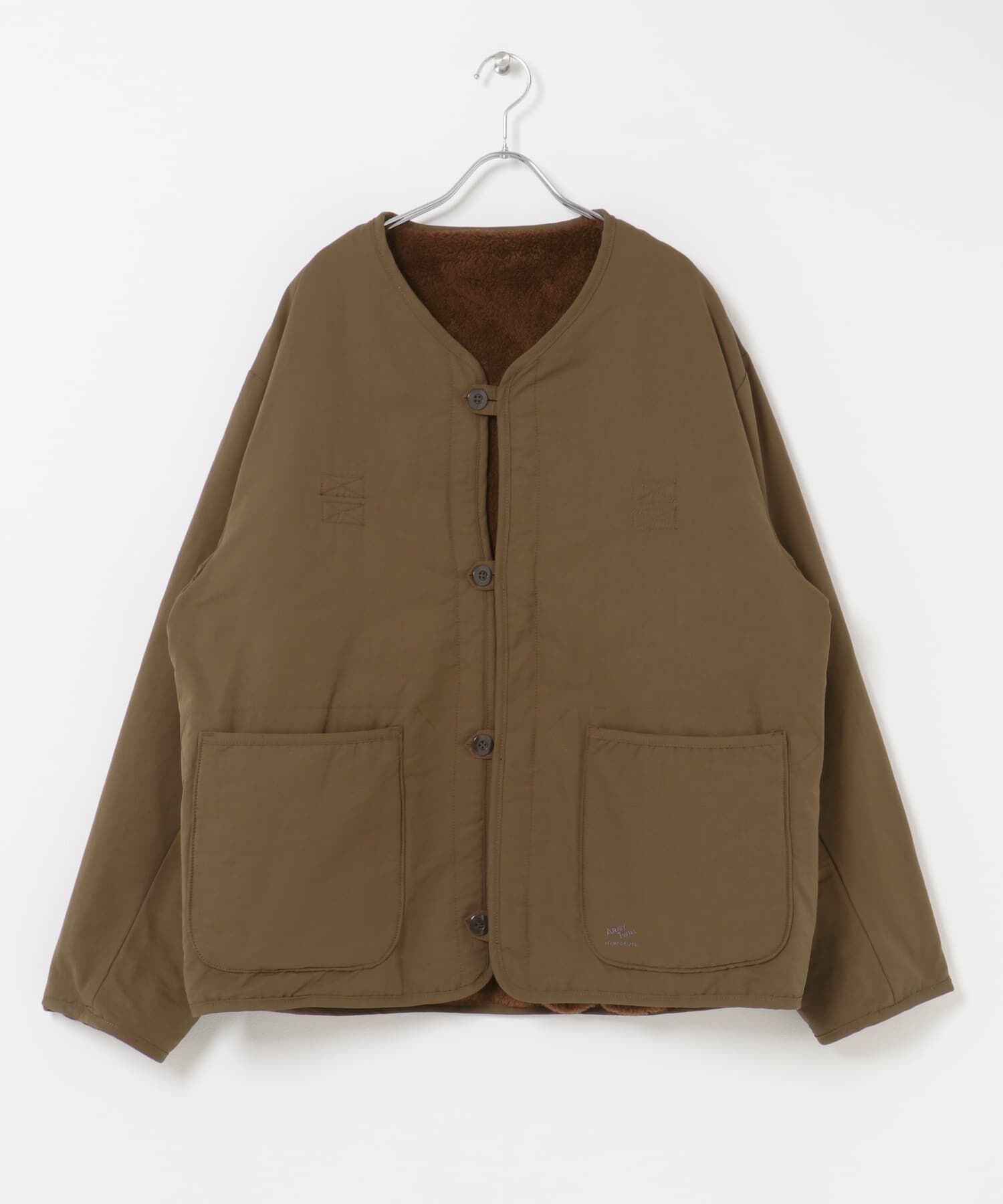 Sonny Label 「『別注』ARMY TWILL&times;Sonny Label　REVERSIBLE JACKET」|ノーカラージャケット|
