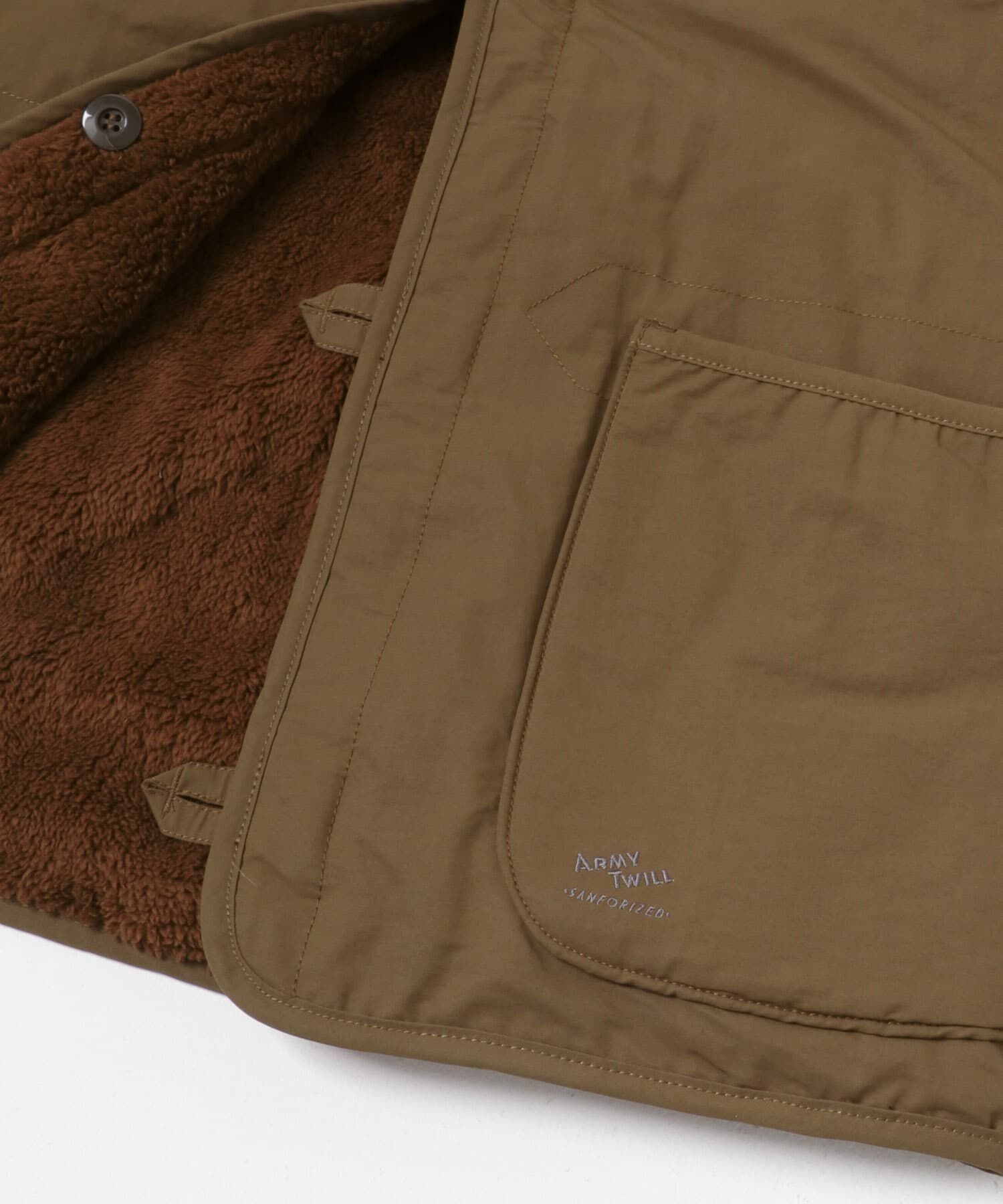 Sonny Label 「『別注』ARMY TWILL&times;Sonny Label　REVERSIBLE JACKET」|ノーカラージャケット|