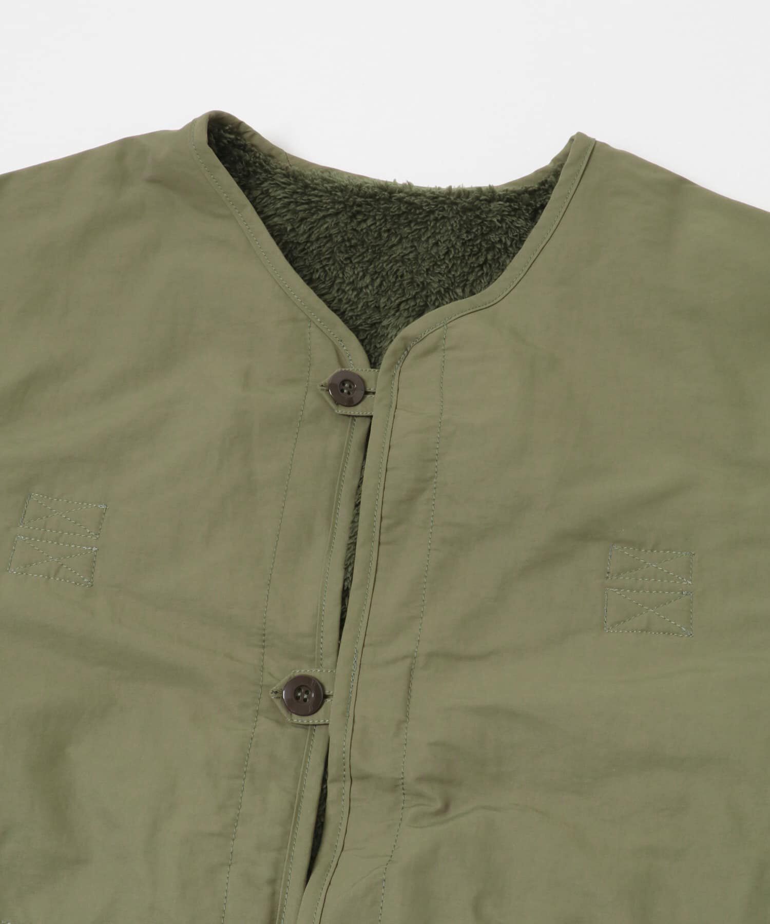 Sonny Label 「『別注』ARMY TWILL&times;Sonny Label　REVERSIBLE JACKET」|ノーカラージャケット|