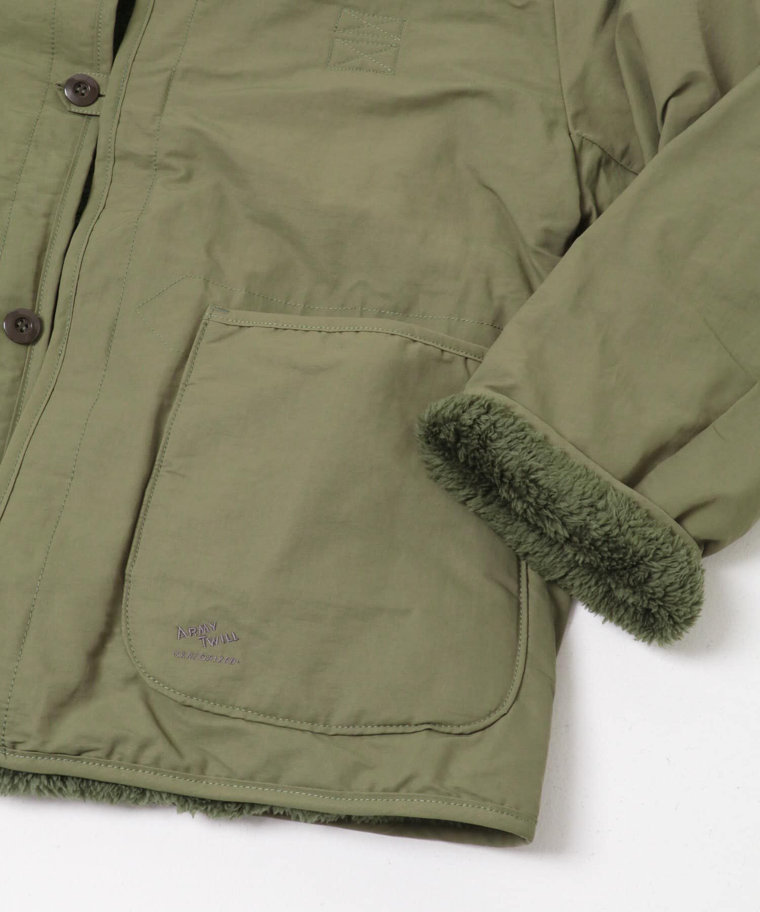 Sonny Label 「『別注』ARMY TWILL&times;Sonny Label　REVERSIBLE JACKET」|ノーカラージャケット|
